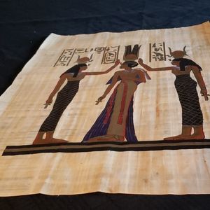 Authentic Egyptian Papyrus Hand Painted Art.